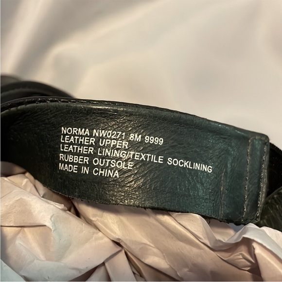 Abeo Black Soft Leather Velcro Sandal - Picture 7 of 9